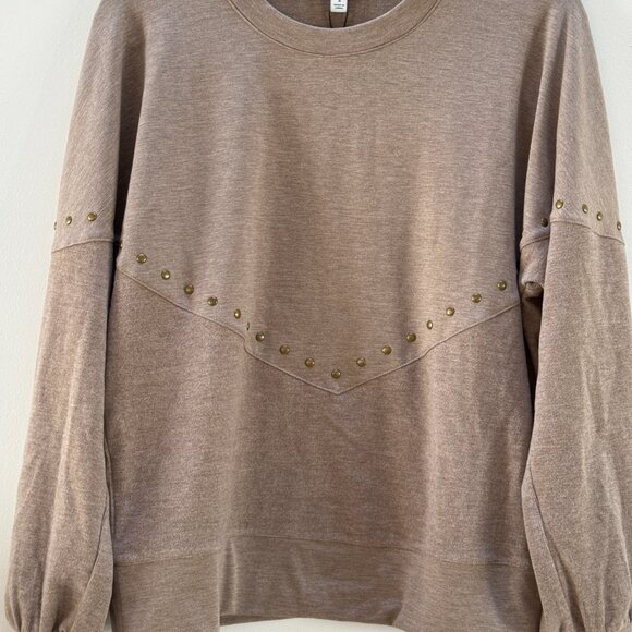 NWT Anthem the Label Studded Duet Pullover top. Size small - Picture 14 of 15